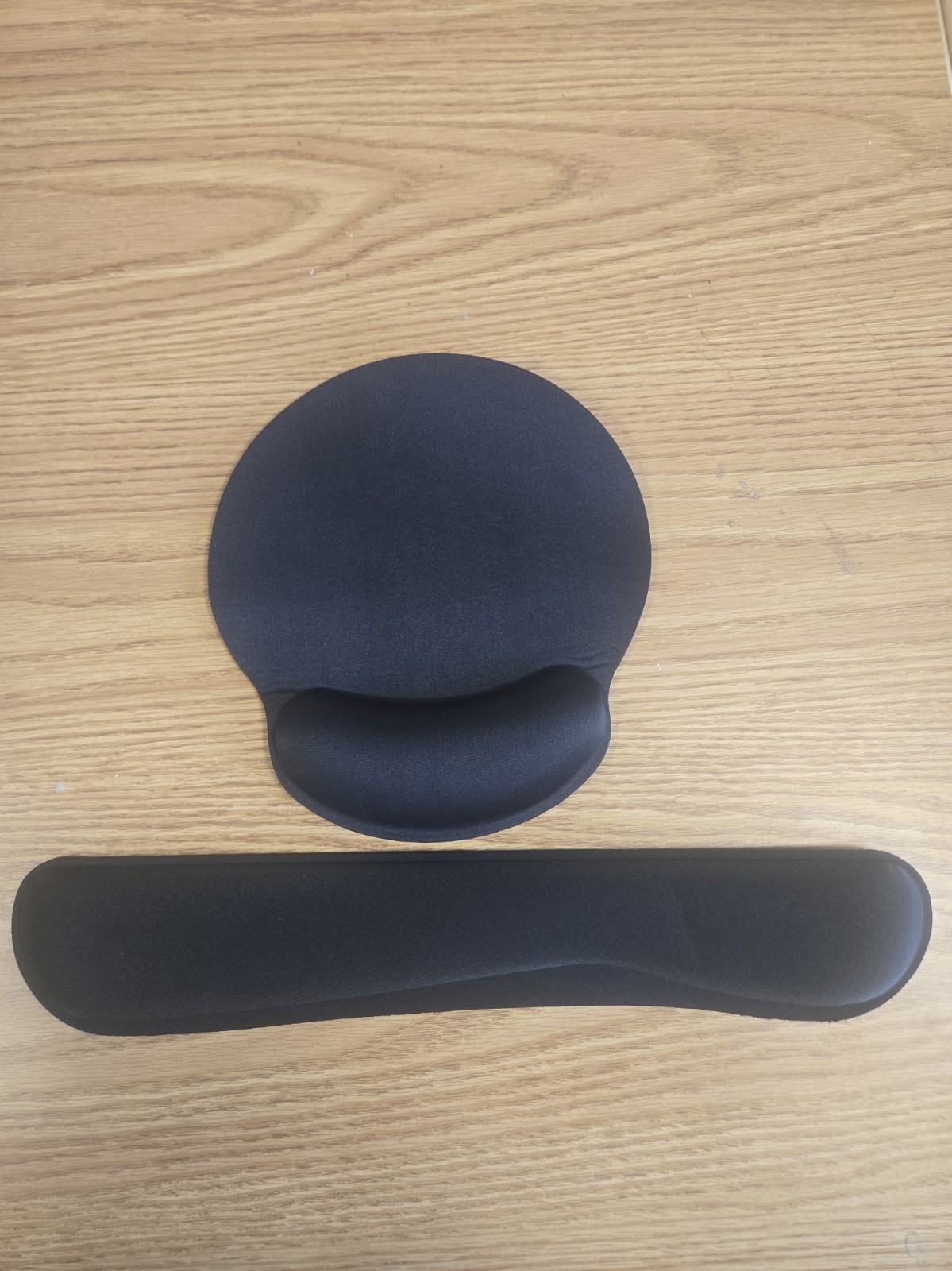 Premium Memory Foam Keyboard Wrist Support Bar and Mouse Wrist Rest Pads Set 2pc