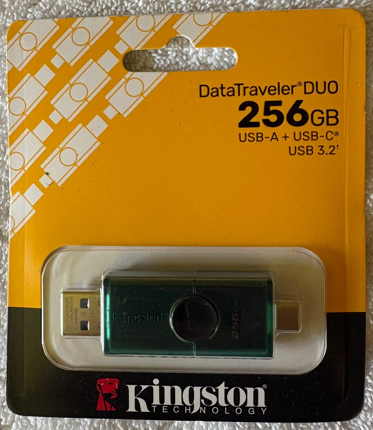 Kingston DataTraveler Duo 256GB (USB 3.2 (Gen 1) Type A + USB 3.2 (Gen 1) Type