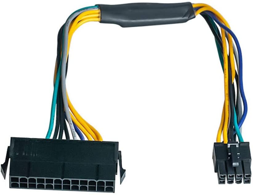 24-Pin to 8-Pin ATX Power Supply Adapter Cable for Dell Optiplex 9020 3020 7020