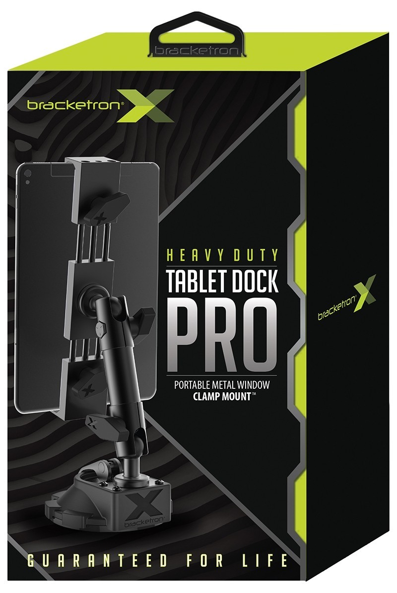 Bracketron BX15892 Bracketron X HD Tablet Dock Pro Mount Aluminum Dash Window