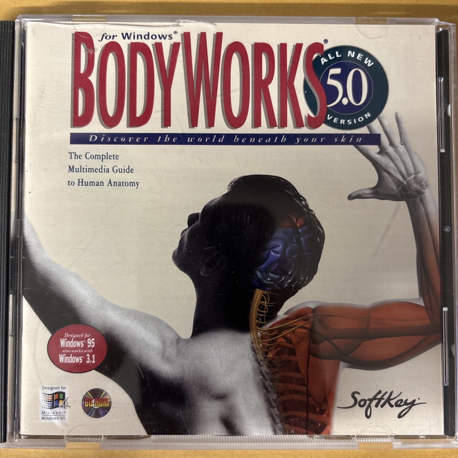 Windows 95 - Bodyworks 5.0  Discover the World Beneath Your Skin Soft Key