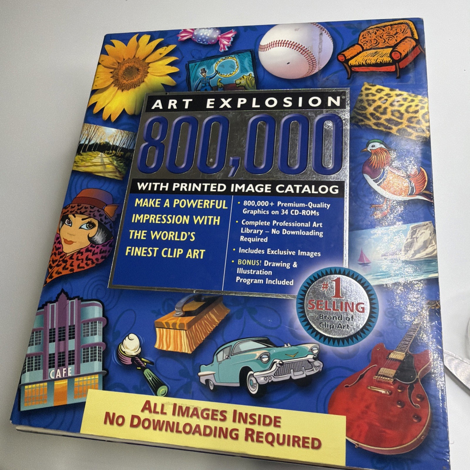 Nova Development Art Explosion Used – 800,000 Images, 33 CDs, One Missing