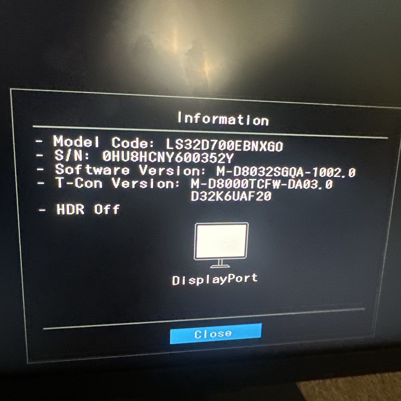Samsung 32" ViewFinity S7 LED UHD 4K Monitor with HDR10 60HZ Display Port HDMI