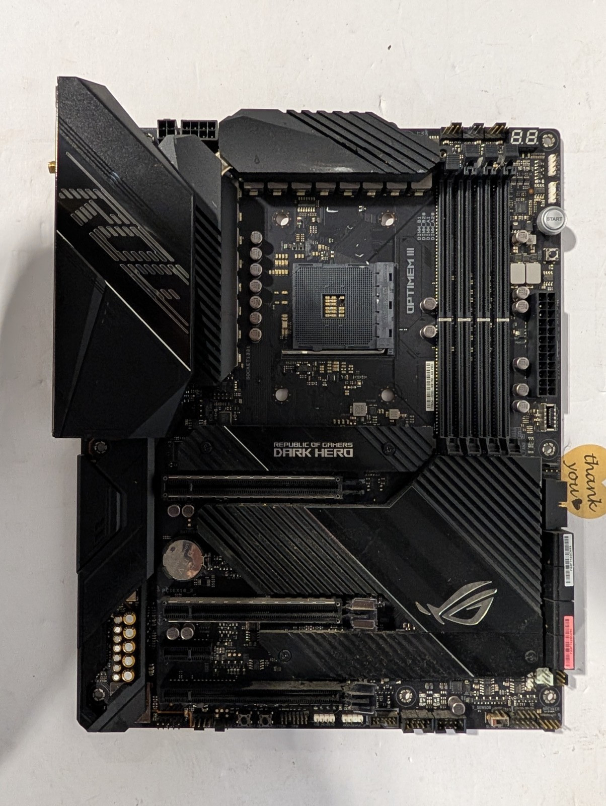 ASUS ROG Crosshair VIII Dark Hero AM4 ATX Motherboard DDR4 PCIe4.0