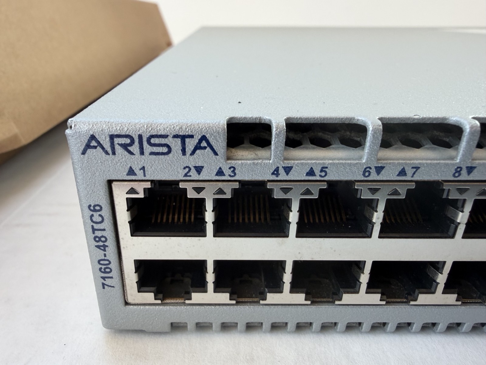 Arista DCS-7160-48TC6-F 48 Port 1/10G RJ45 6 QSFP 100G F-R Air Network Switch