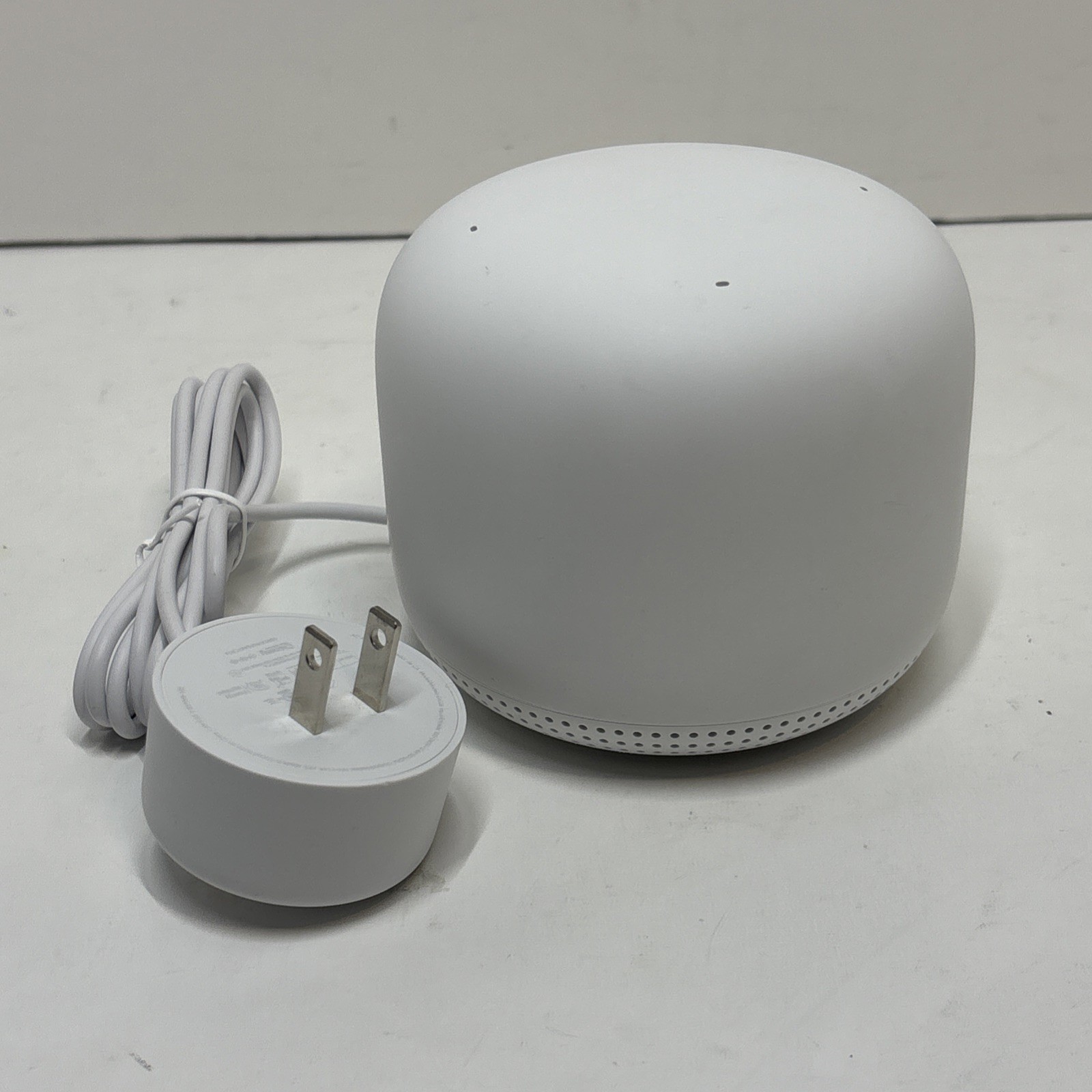 Google Nest Wifi Point H2E Mesh Access Point Snow White W/OEM Power Cord