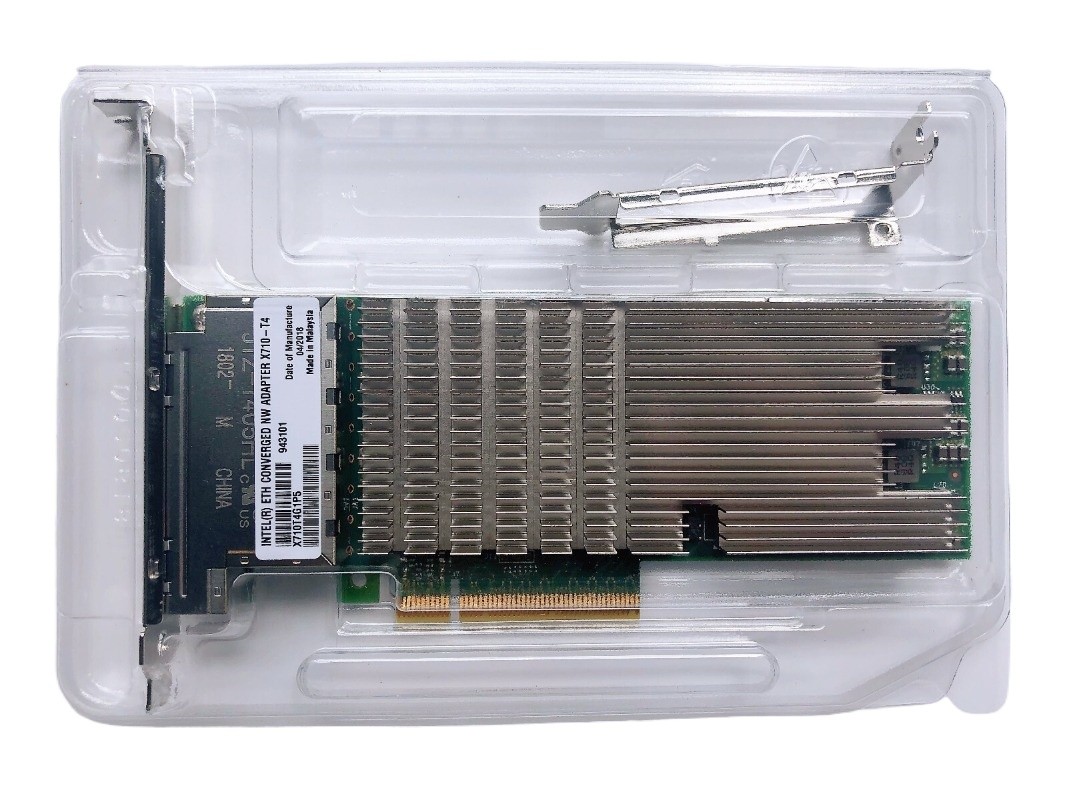 X710T4 Original Intel Ethernet 10GbE RJ-45 Quad Port Network Adapter X710-T4