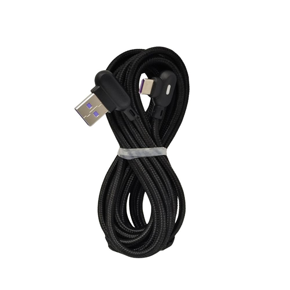 1-6PACK 6FT 90 Degree Angle Type C USB-A Fast Charger Cable Quick Charging Cord