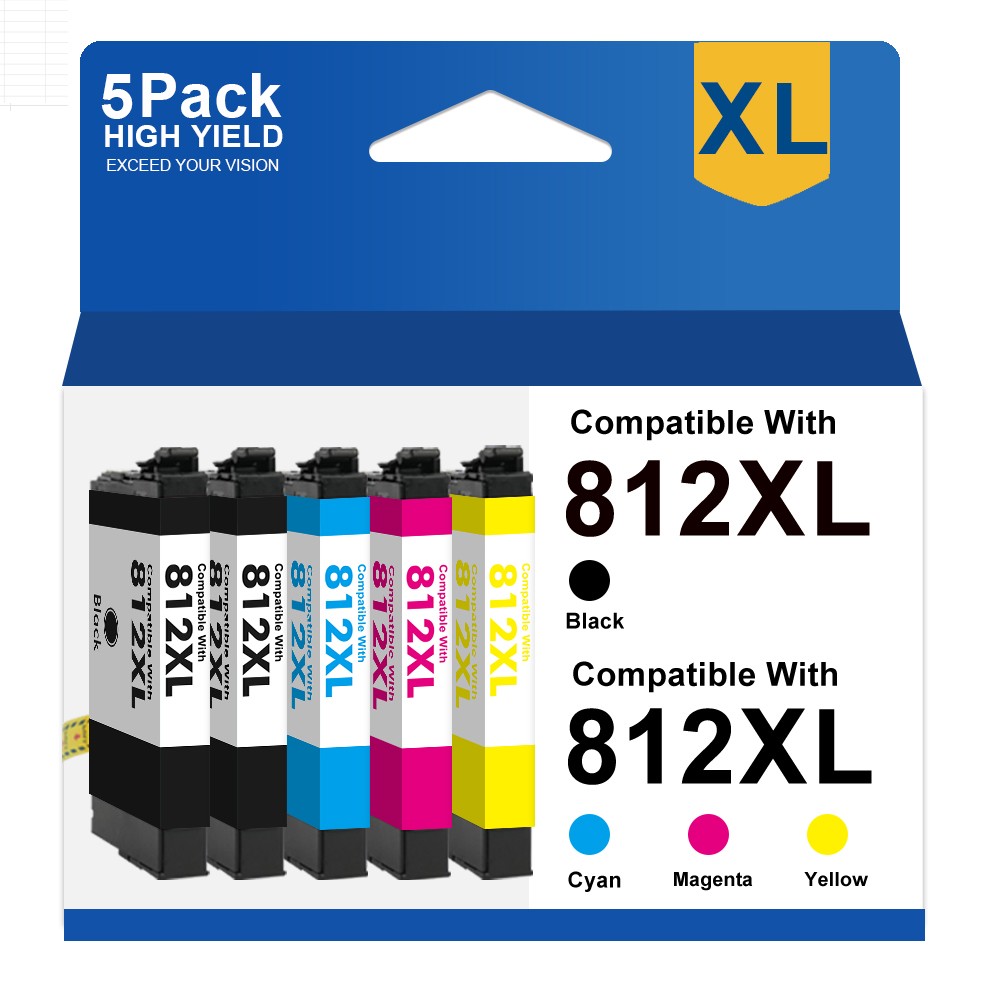 812XL T812XL Ink Cartridges For Epson WorkForce EC-C7000 WF-7840 WF-7820 WF-7310