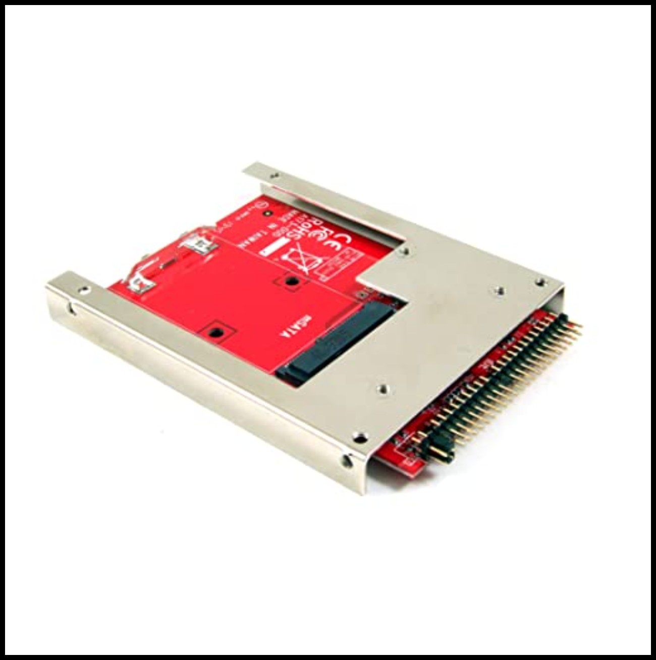 mSATA to 2.5 Inch IDE Adapter Aluminum Frame 9.5mm 44 Pin Converter for Laptop