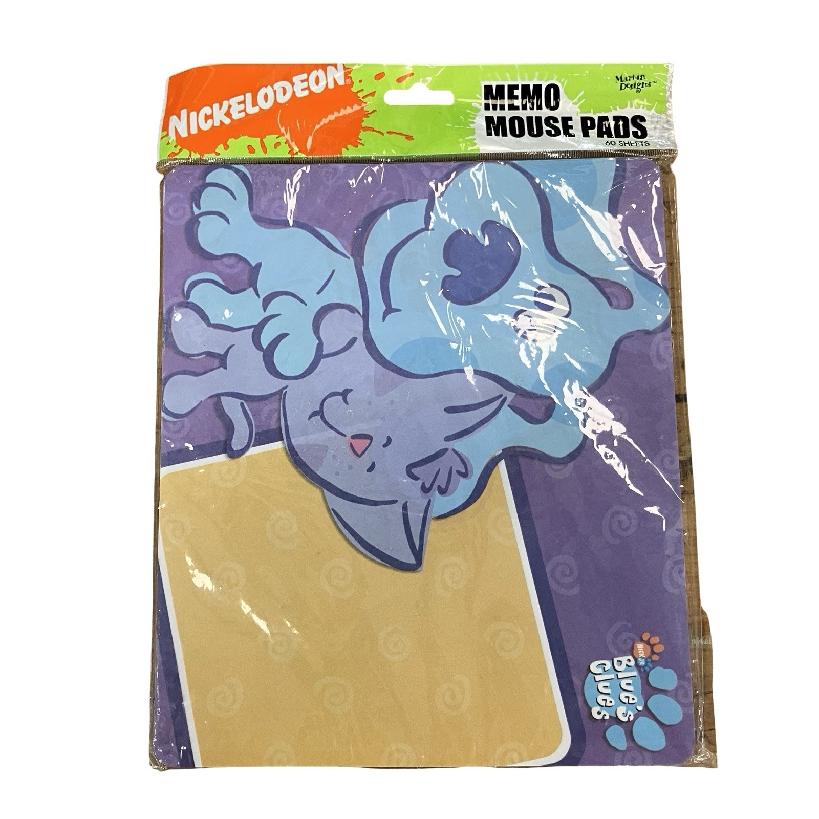 Blues Clues Memo Mouse Pad 2004 Nickelodeon NEW Sheet Note Pad Vintage Nick Jr