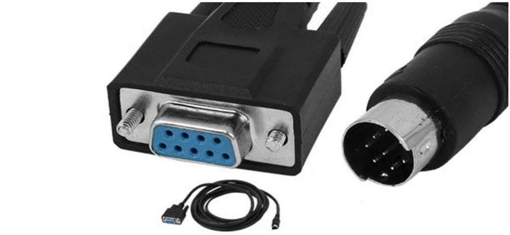 C2G 25041 DB9 Female To 8-Pin Mini-DIN 6 ft Cable