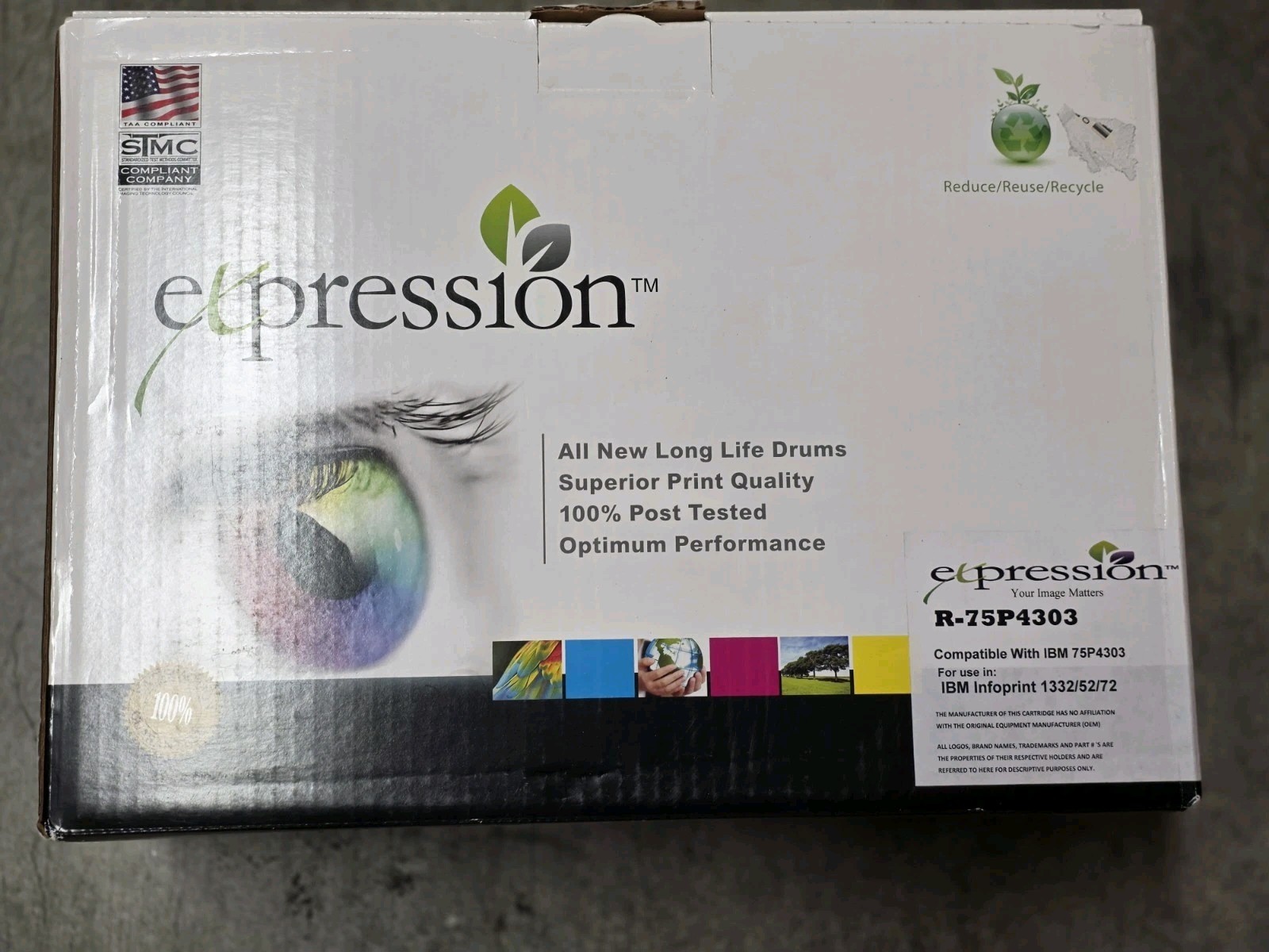 Expression R-75P4303 Imaging Drum Unit For IBM InfoPrint 1332 1352 1372 New