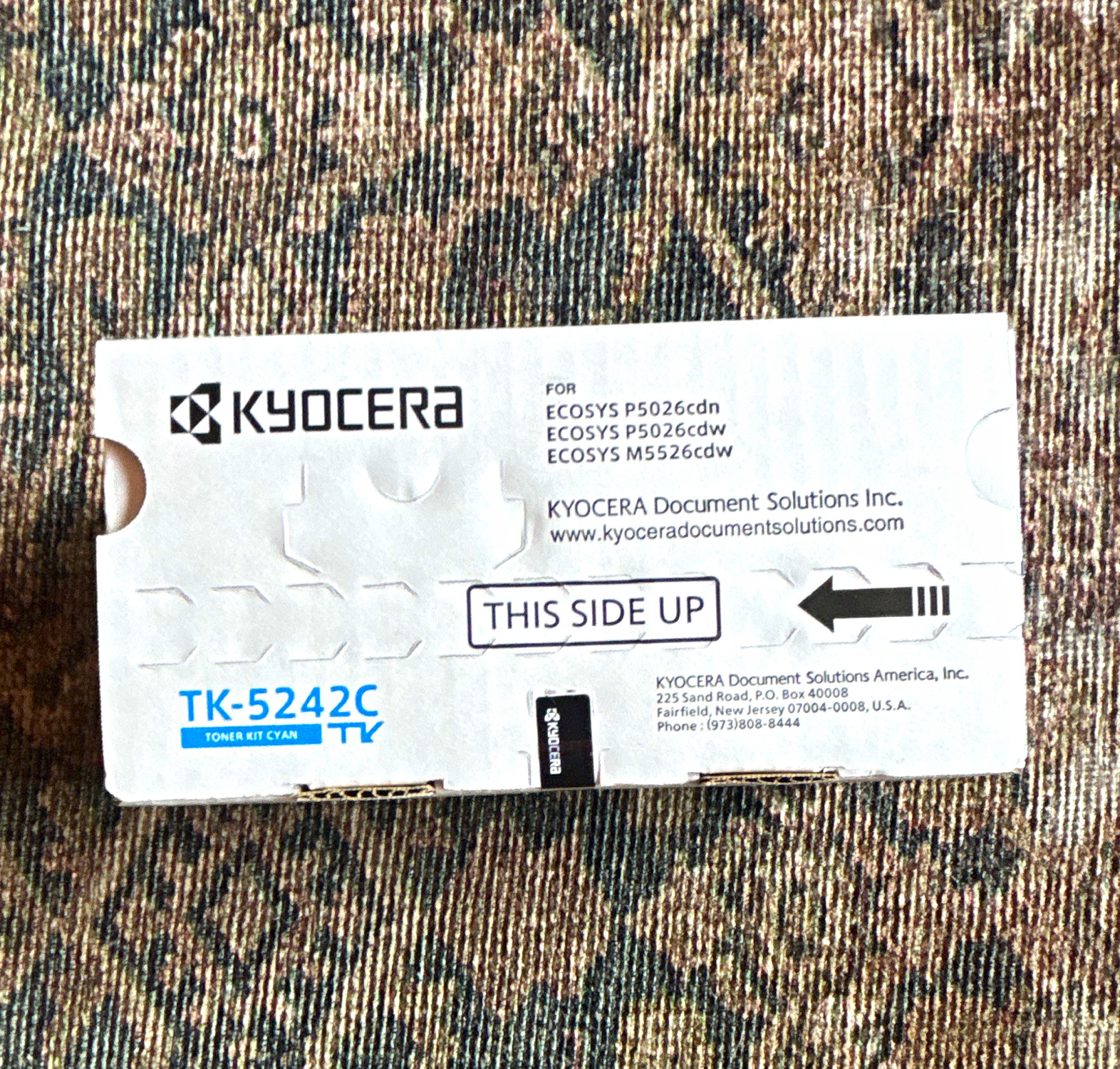 Kyocera Genuine TK-5242C Cyan Laser Toner Kit for ECOSYS P5026 & M5526