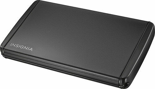 Insignia - 2.5" Serial ATA Hard Drive Enclosure - Black Model: NS-PCHD235