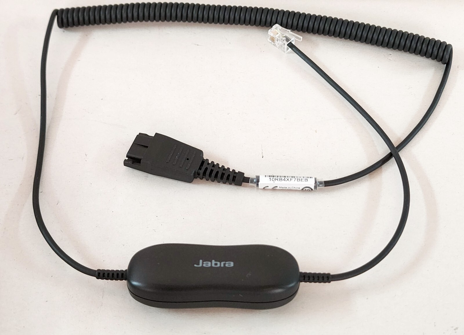 Jabra GN1216 SmartCord - Coiled Headset Cable for Avaya Deskphones