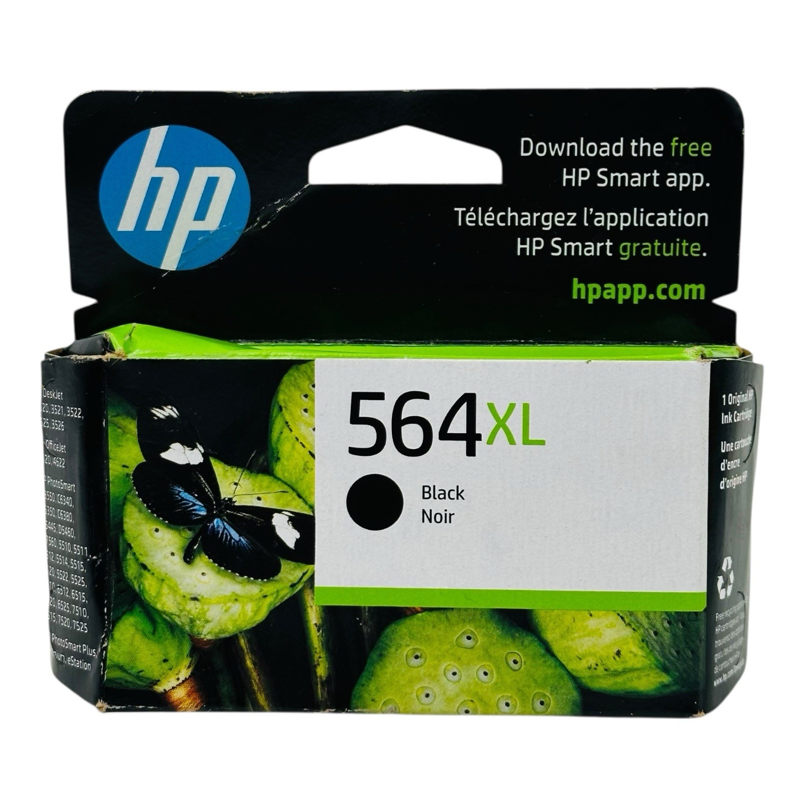 Genuine HP 564XL Black Ink Cartridge CN684WN EXP 2026 Sealed Box