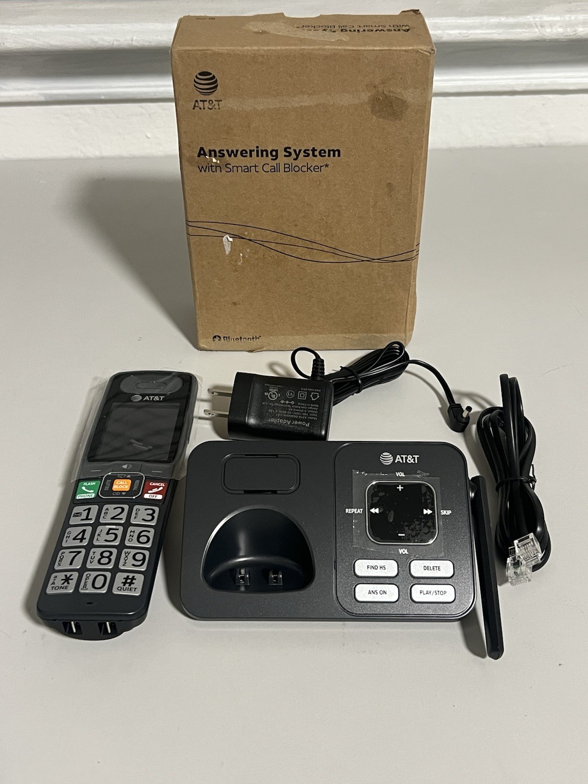 Cordless Phone 1 Handsets Bluetooth Answering System BL108-3 Landline Phones