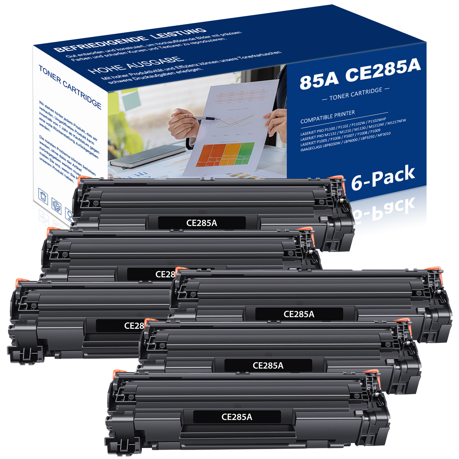 CE285A 85A Toner Cartridge For HP 85A Laserjet P1102 P1102W M1212nf M1217nfw Lot