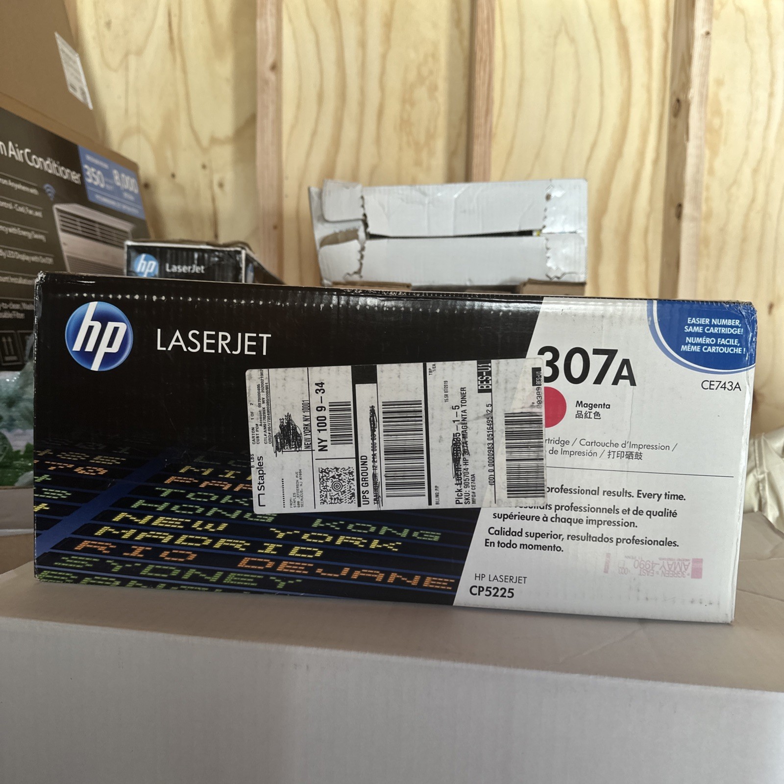 New HP LaserJet 307A CE743A Magenta Toner Cartridge Sealed Box Genuine
