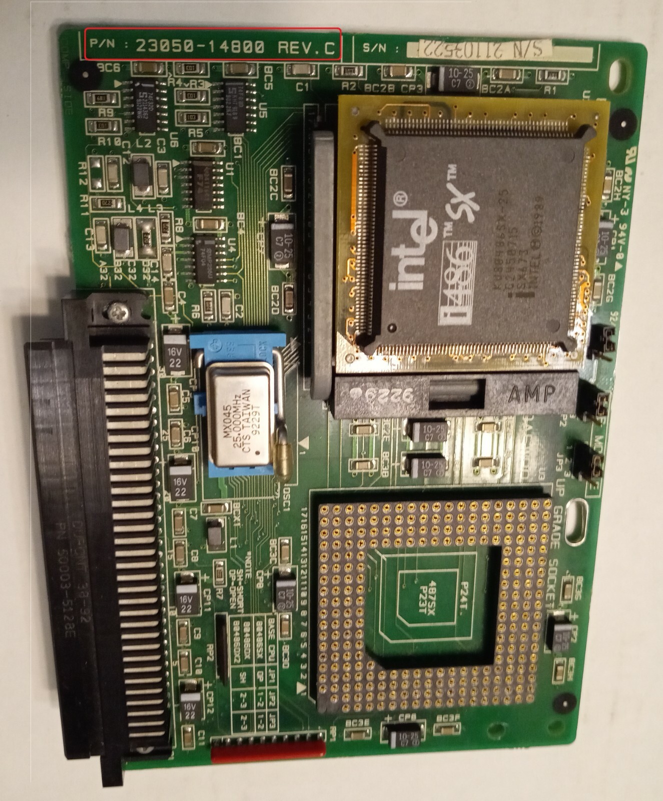 RARE Vintage Daewoo 486 Module System Board With i486SX SX673 Cpu Untested