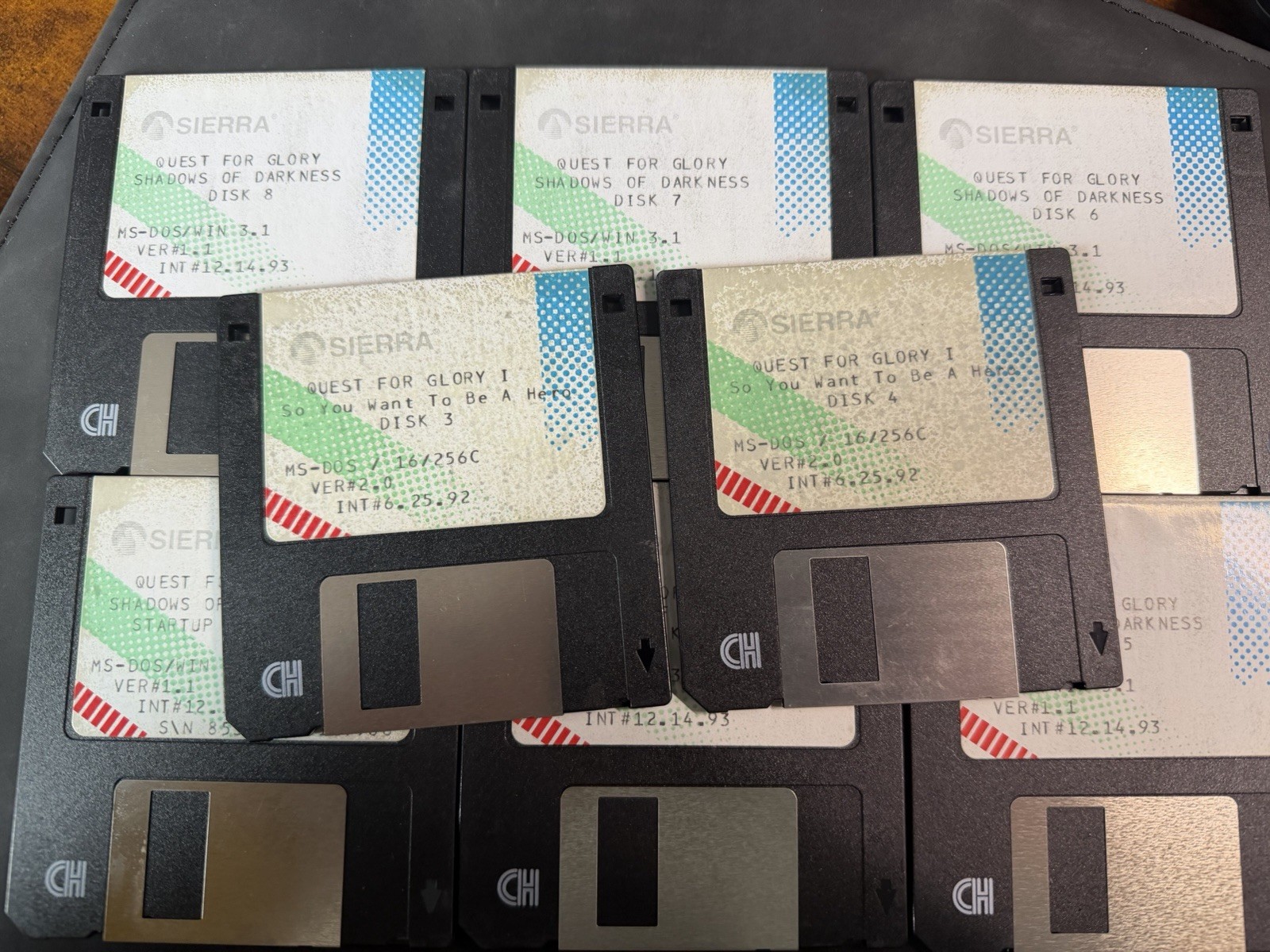 EIGHT Various PC Games - Quest For Glory - UNTESTED