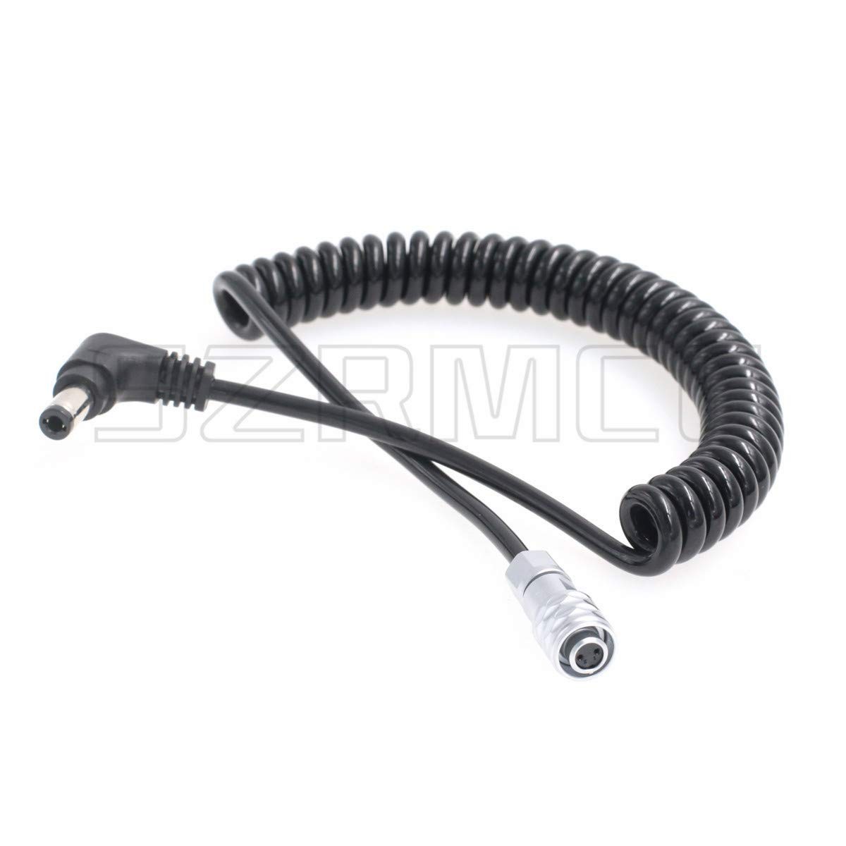 DC5.5x2.5 To BMPCC 4K/6K Power Coiled Cable 12V For Blackmagic Pocket Cinema