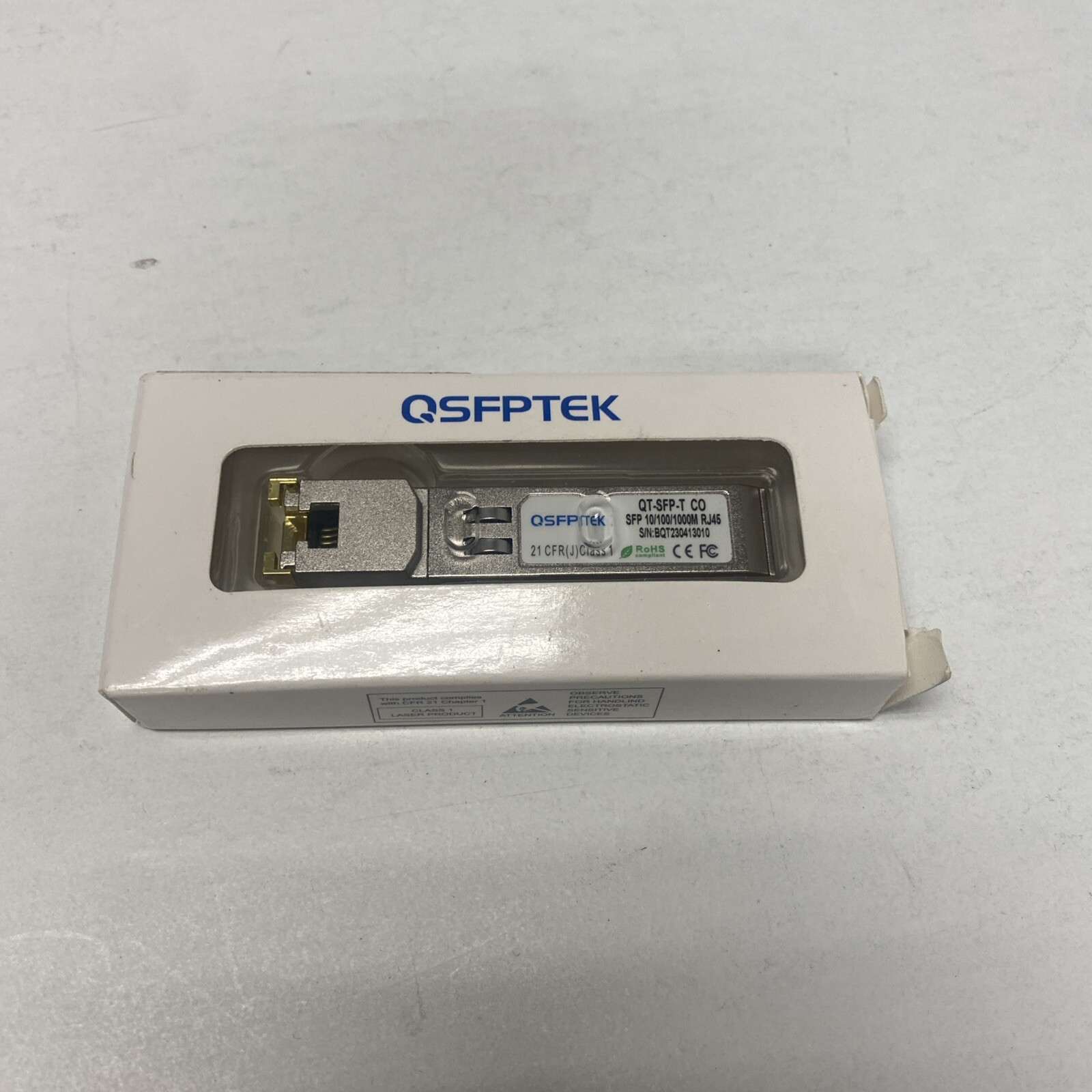 QSFPTEK - QT-SFP-SR HP  - CFR Class 1 SFP+ 10G 850nm 300m