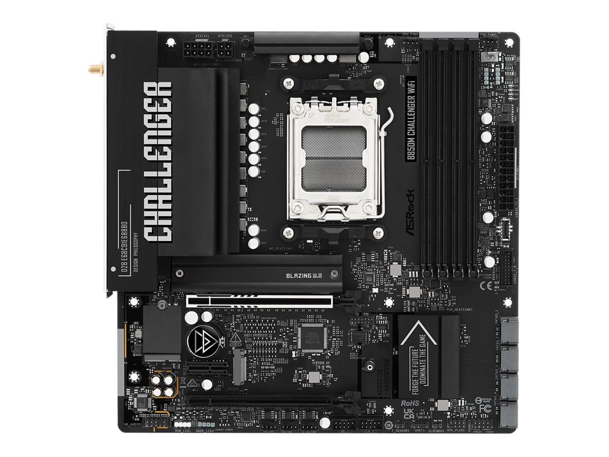 ASRock B850M Challenger WiFi Motherboard AMD Socket AM5 90-MXBU40-A0UAYZ