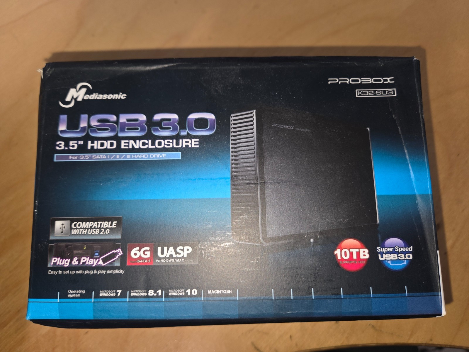 MediaSonic Probox USB 3.0 3.5" HDD Enclosure (K32-SU3) Rev.2