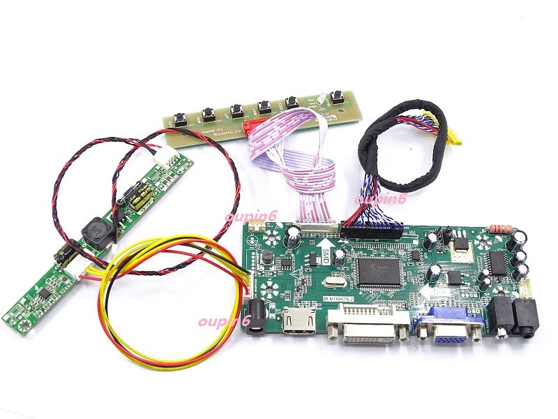 (HDMI+DVI+VGA) NT68676 Controller Board Kit for LG display LM240WU8 1920X1200 