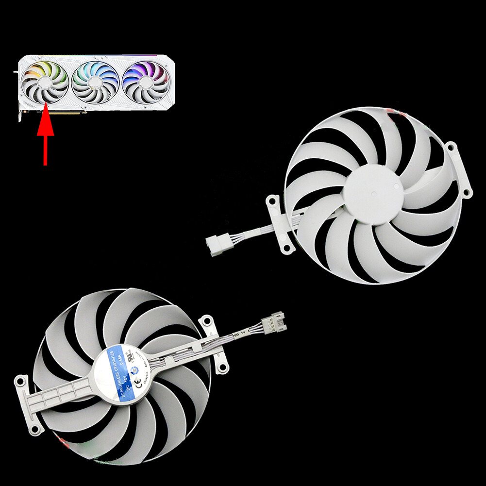 CF1010U12S 95mm For ASUS ROG RTX3090 3080 Ti 3070 STRIX WHITE Graphics Card Fan