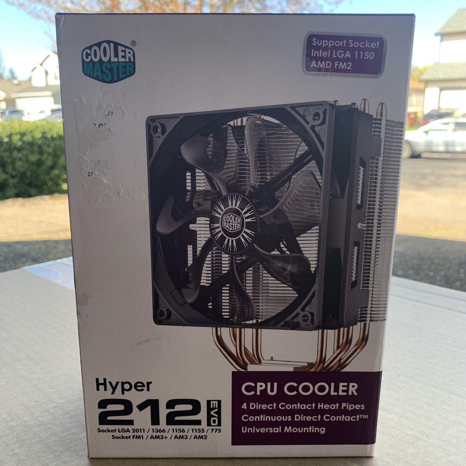 Cooler Master Hyper 212 EVO CPU Fan with Heatsink for Intel LGA 1150, AMD FM2