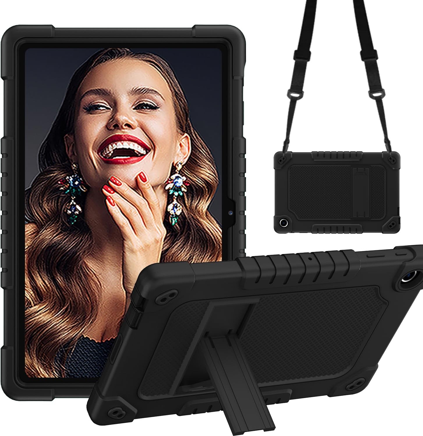 for Walmart Onn 10.4 Tablet Pro 2023 (Model:100110603) Black/Black 