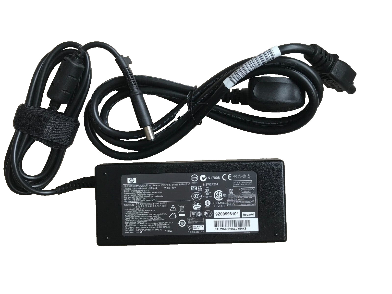 Original HP 120W Power Supply (AC Adapter) PA-1121-42HN / 519331-001