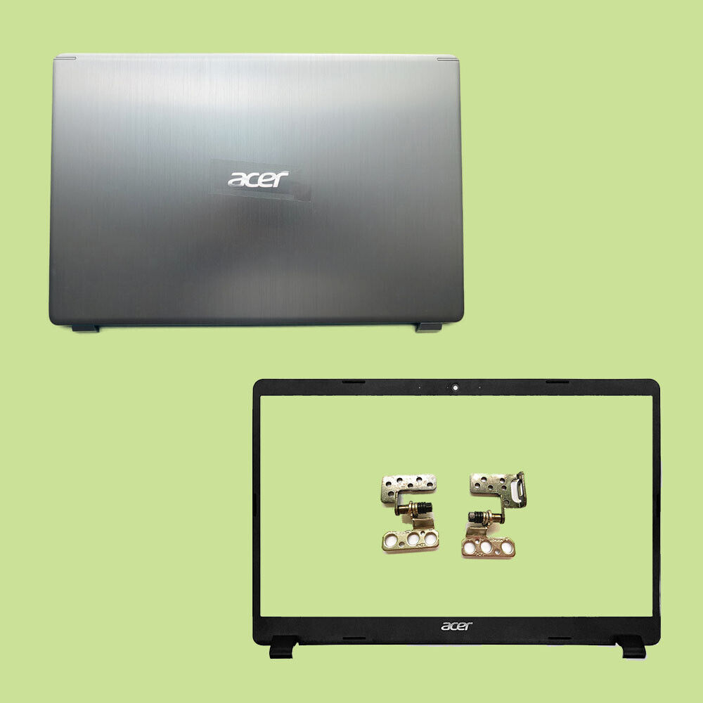 NEW Lcd Back Cover Front Bezel Hinges For Acer Aspire 5 A515-43 R19L Silver