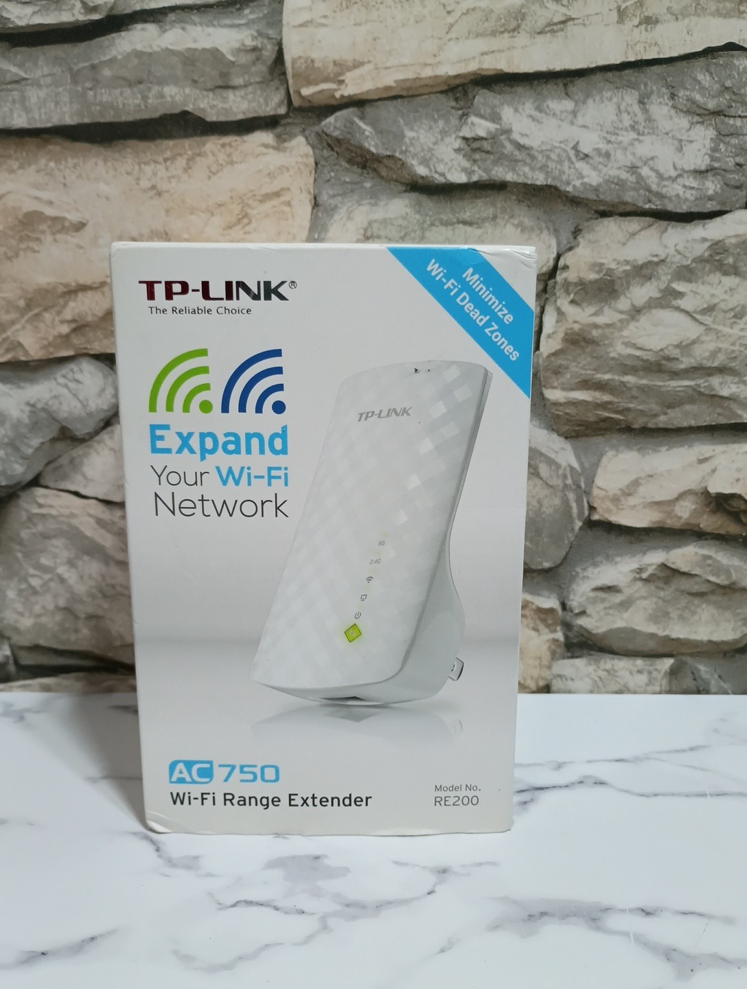 TP-Link AC 750 Wi-Fi Range Extender Model RE200 White New 