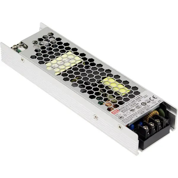 MEAN WELL UHP-200-24 Switching Power Supply. 25.2 V/DC 8.4 A