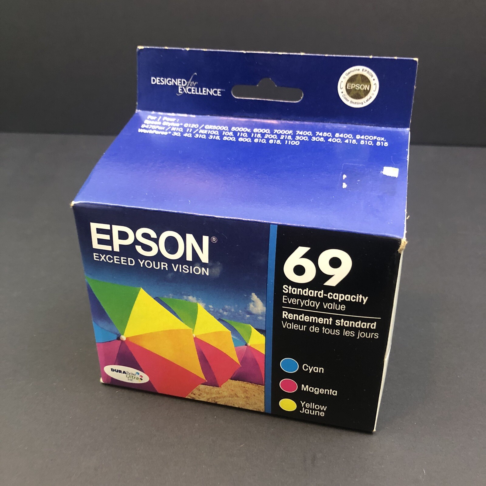 Epson 69 T069520 Tri Color Inkjet Cartridge Pack Expired 9/2015
