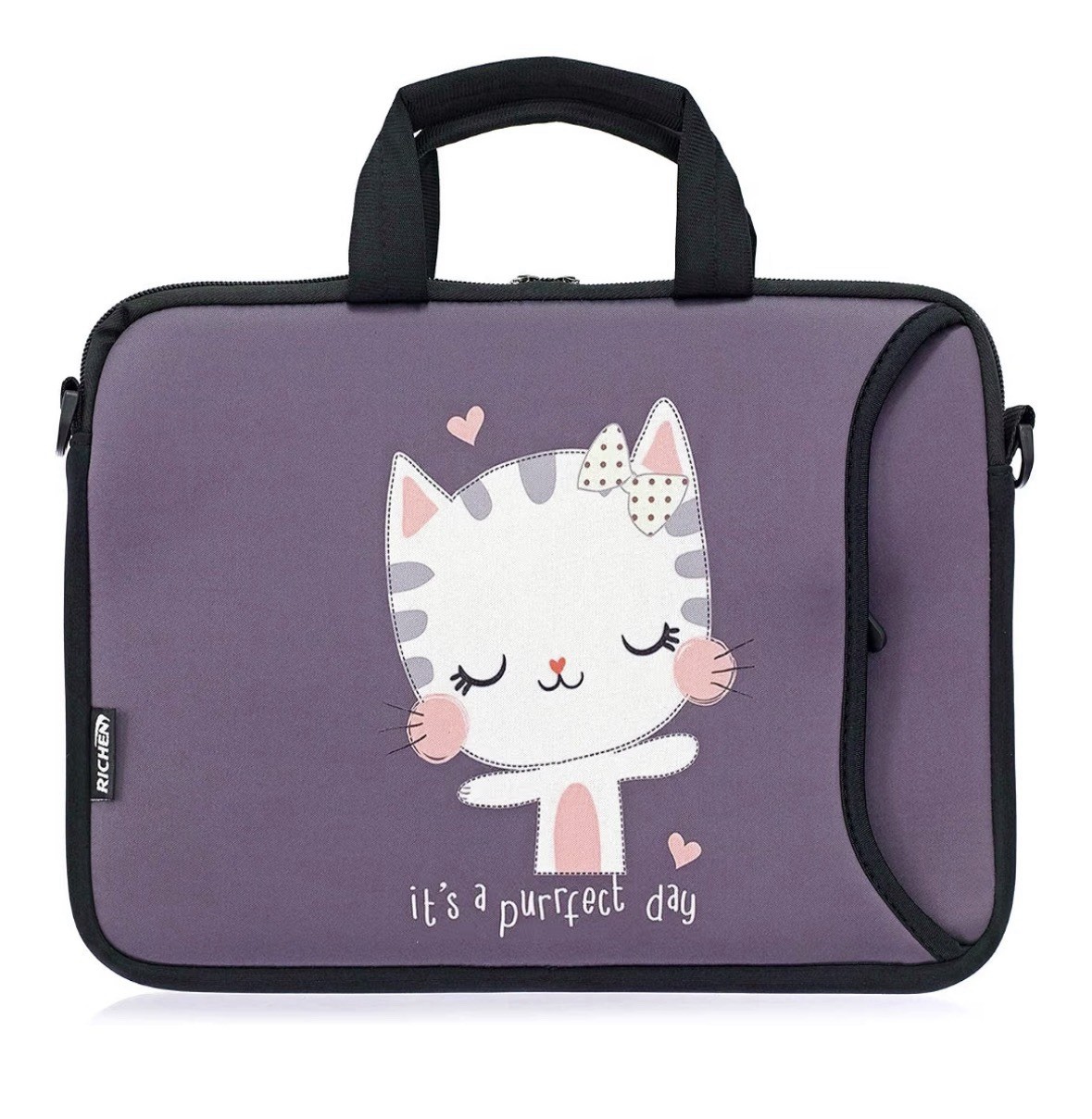 Laptop Shoulder Bag Notebook Handle Sleeve Neoprene Soft Carrying