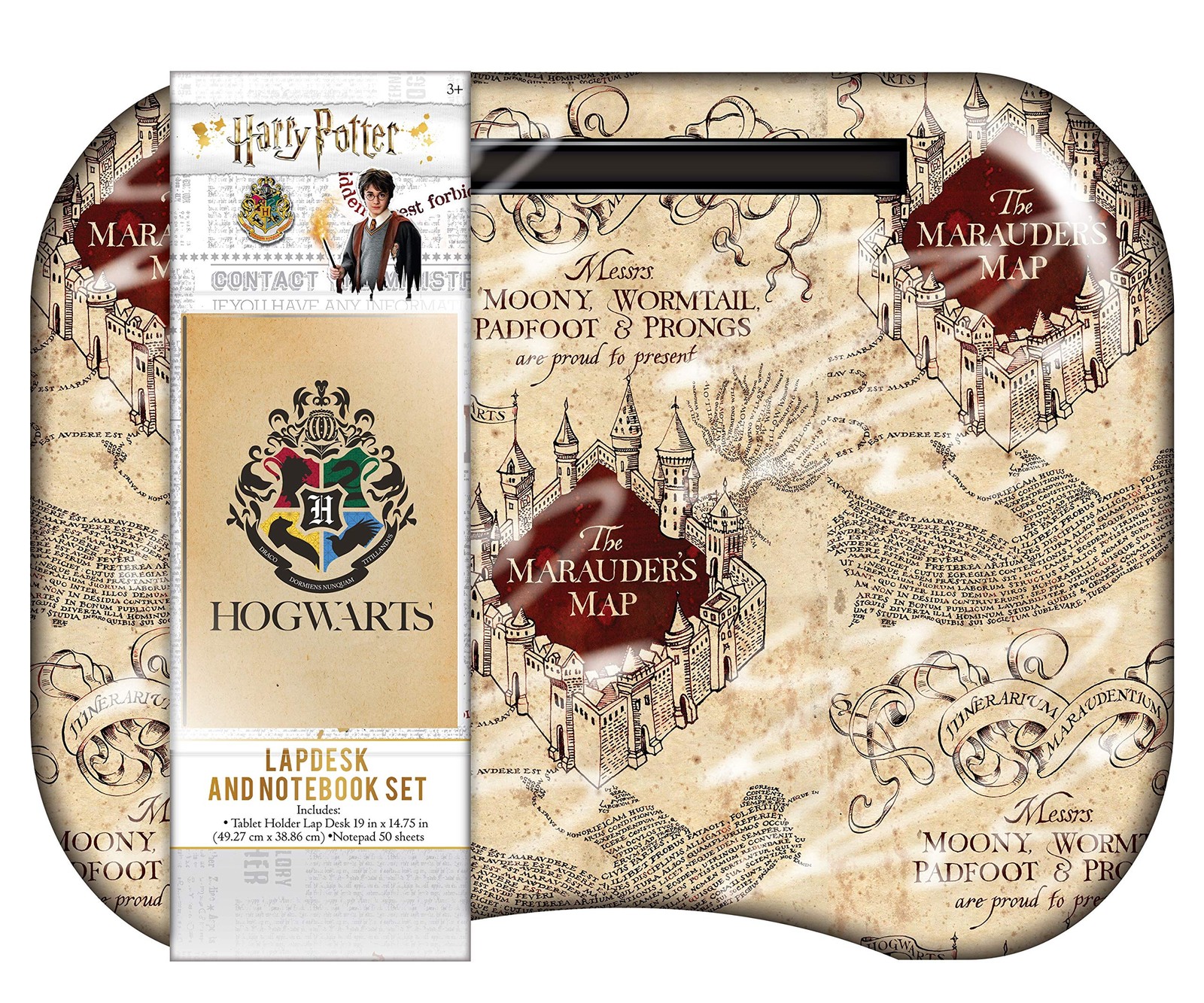 Lap Desk for Kids with Notebook - Mandalorian, Princess, or Harry Potter