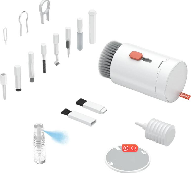 20-in-1 Electronics Cleaner Kit for Keyboard PC Phone Tablet Cleaning Set
