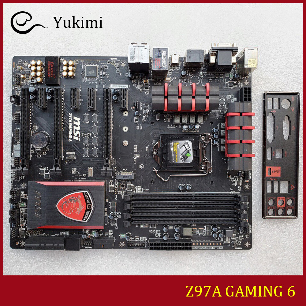 FOR MSI Z97A GAMING 6 Socket 1150 VGA HDMI DVI-D 32GB ATX Motherboard