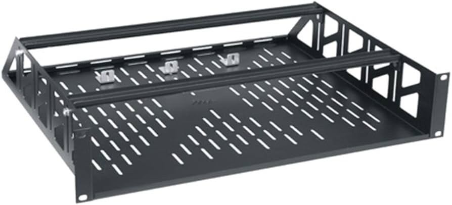 New Middle Atlantic RC-2 2-Space Clamping Rackshelf Black Powder Coat