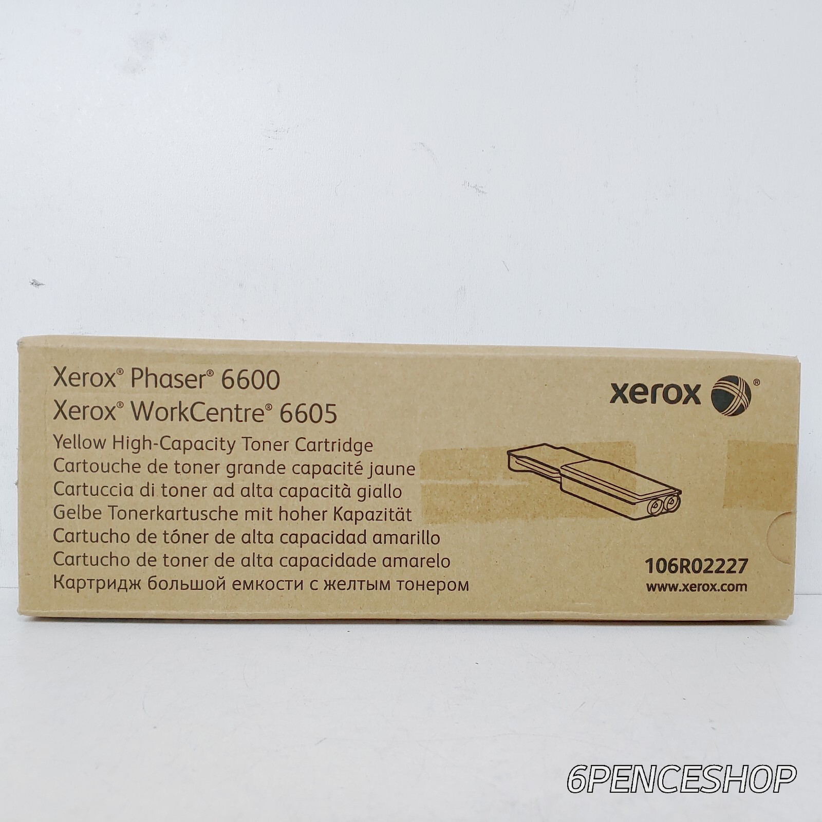 *Imperfect Box* Xerox 106R02227 Yellow High-Capacity Toner Cartridge CT202005