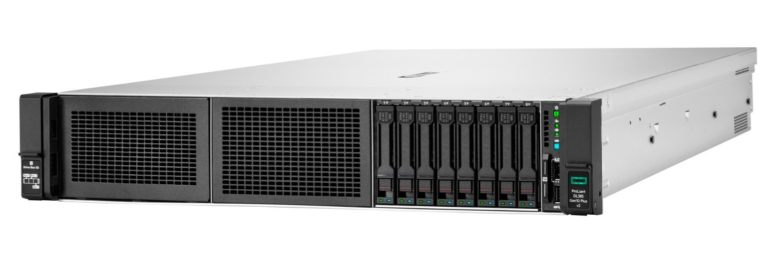 HPE DL385 Gen10 Plus Two EPYC 7F72 1024GB DDR4 RAM 2x 6.4TB SAS SSD 25G 2x 800W