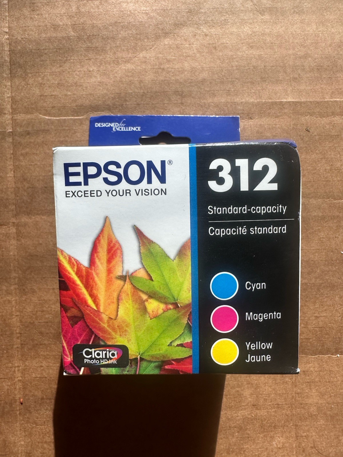 EPSON 312 Claria Photo HD Ink Standard Capacity EXP 5/2028*