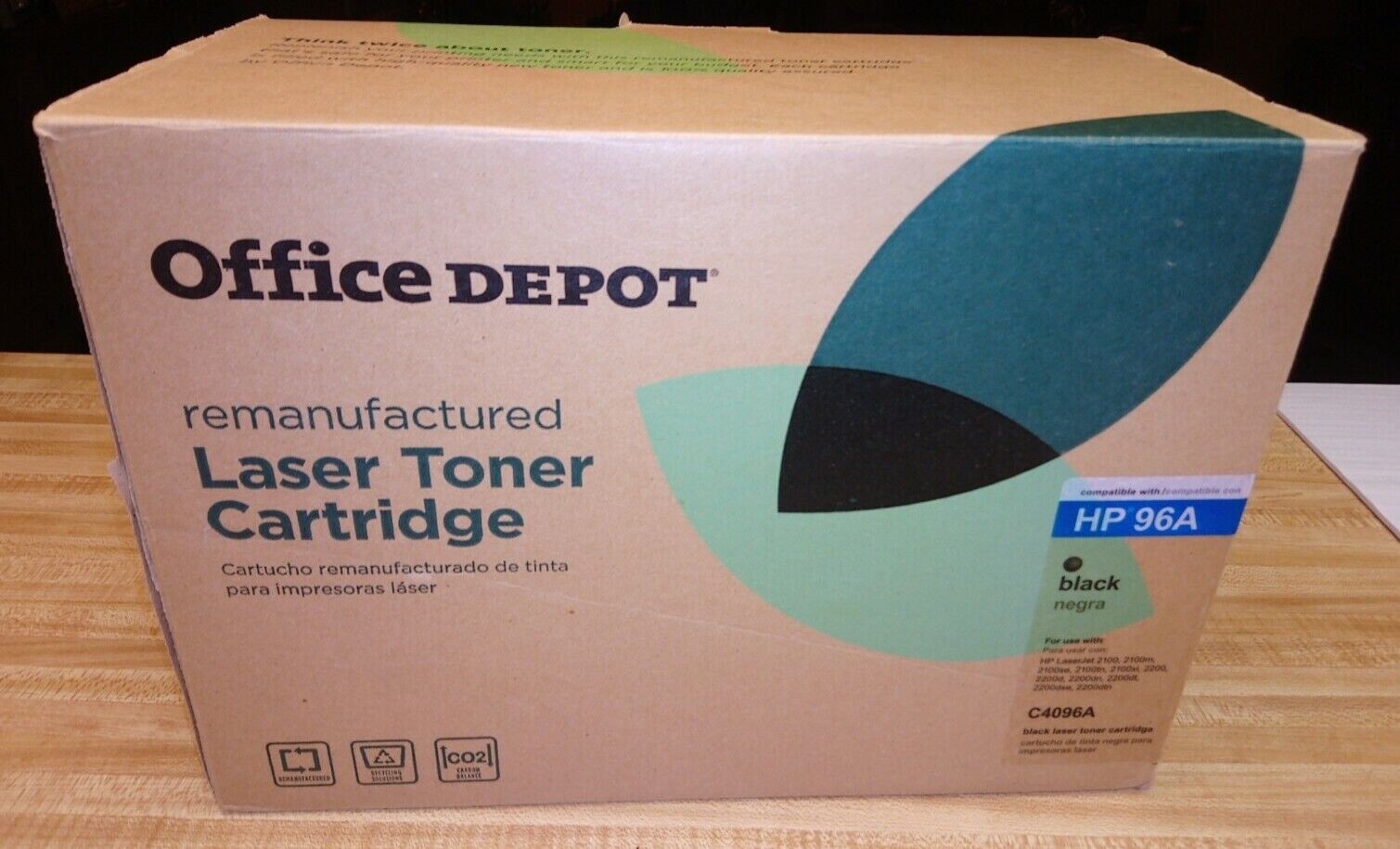 NIB OFFICE DEPOT REMAN MAJENTA  LASER TONER CARTRIDGE HP C4096A M fits HP 96A