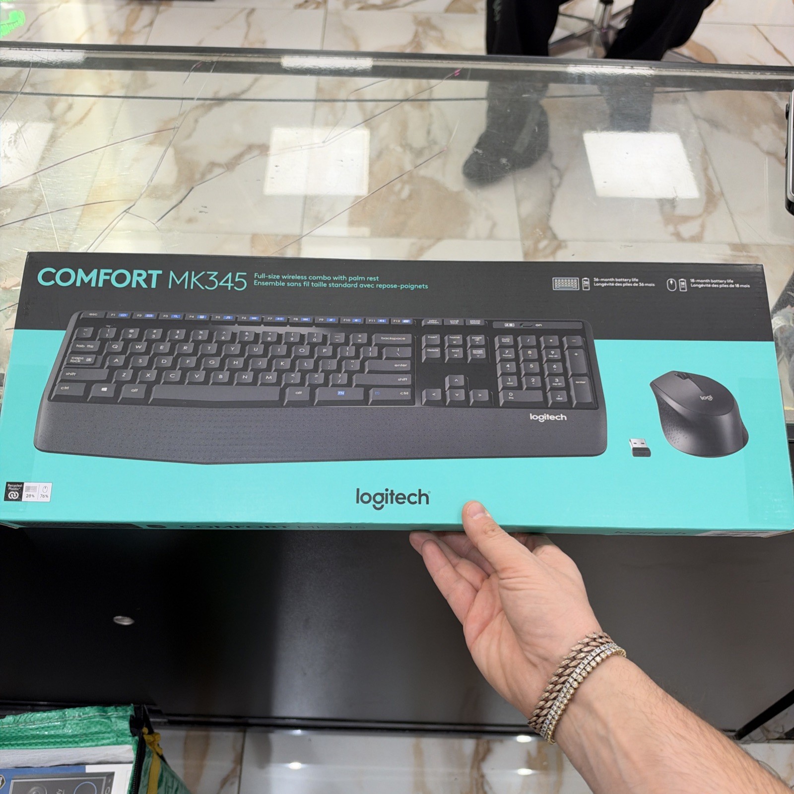 Logitech MK345 (920006481) Wireless Keyboard and Optical Mouse Combo