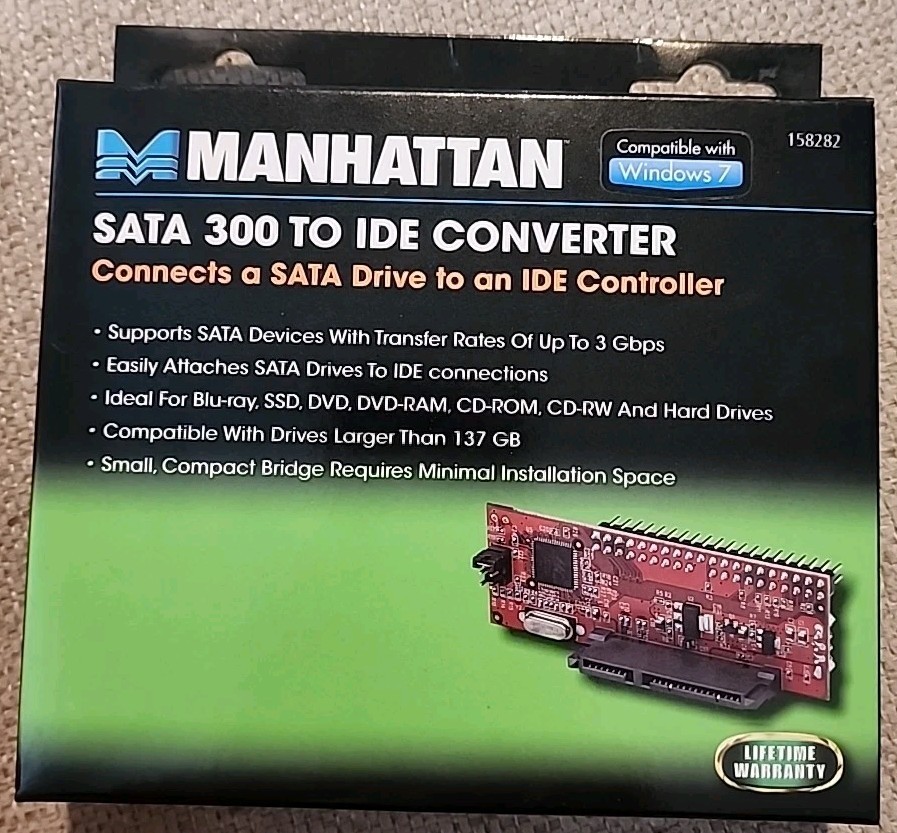 MANHATTAN SATA 300 TO IDE CONVERTER 158282